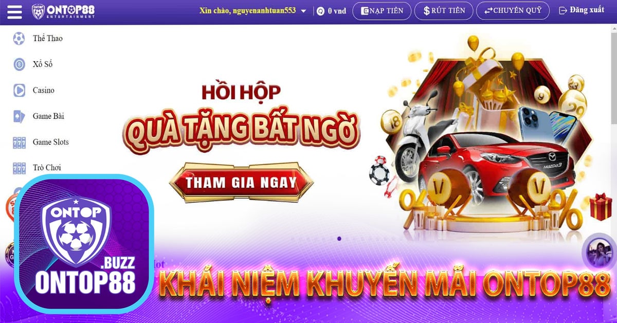 Khái niệm khuyến mãi ontop88