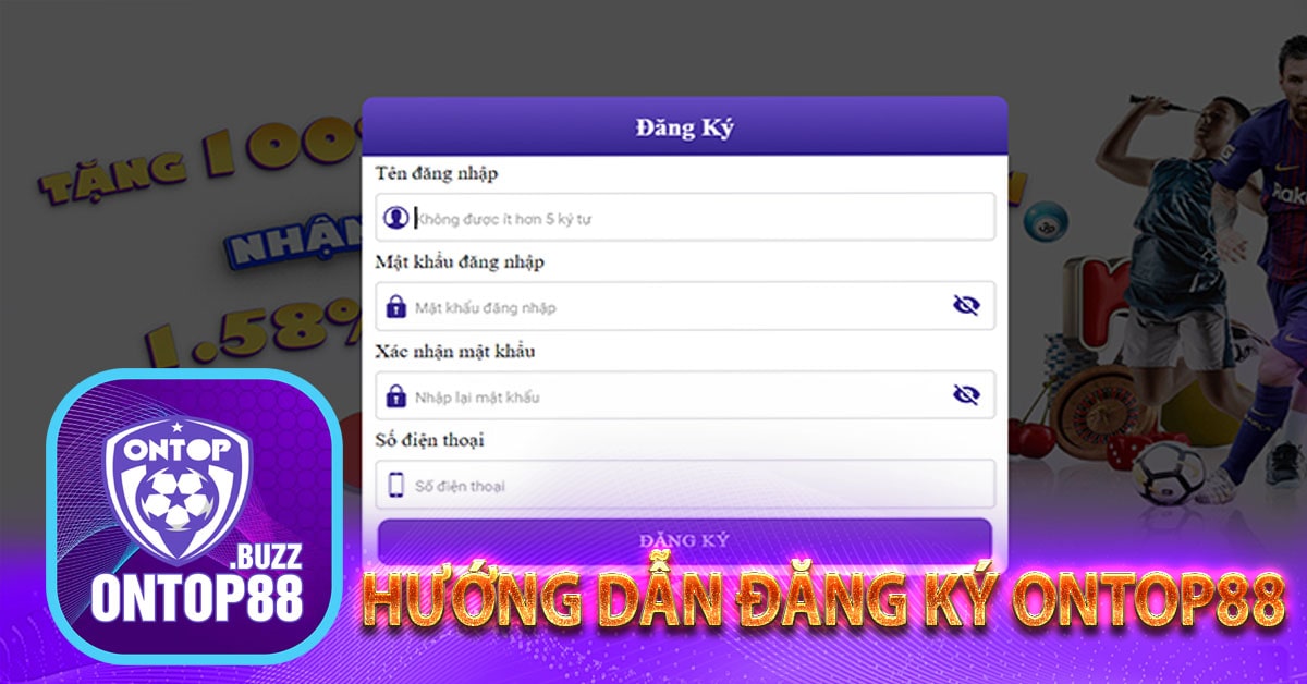 Hướng dẫn đăng ký ontop88