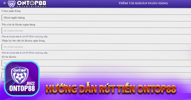 Hướng dẫn rút tiền